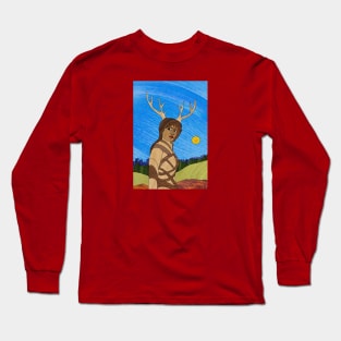 Deer Woman Long Sleeve T-Shirt